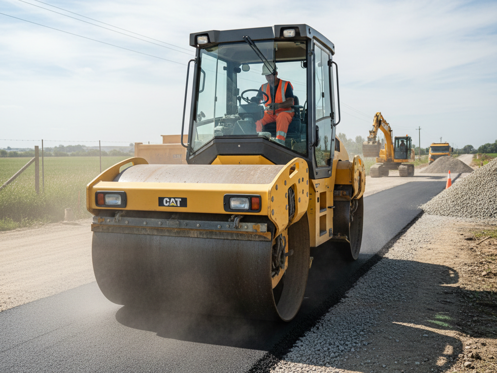 compactación de camino